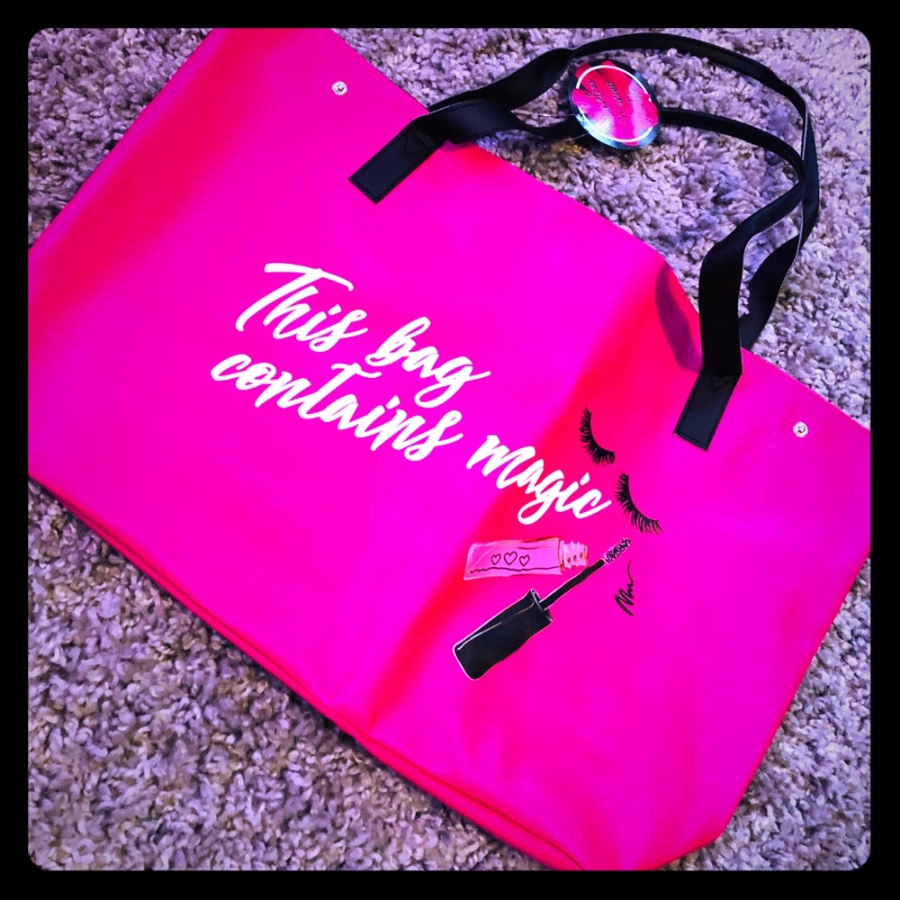 Makeup tote bag